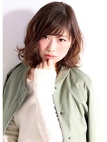 キャンパス(CANPUS)&nbsp;ラフ感が魅力の外ハネミディアムボブ　【藤枝/藤枝駅】