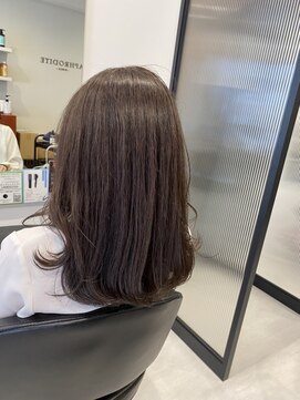 アフロディーテ 銀座(APHRODITE GINZA) 前髪/こなれミディ/ウェーブパーマ/アンブレラカラー/銀座