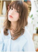 透けバング流れるレイヤー小顔抜け感ヘアc4上尾20代30代40代!
