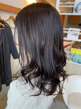 エス ハート オブ ヘアー 名東店(Heart of HAIR) 【ES 佐藤】 Spring Style #01 暗髪透明感カラー