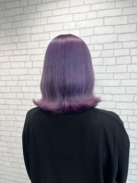 ミューバイケンジ(miu by KENJE) miu&橋本愛海　明るめパープルで可愛く◎