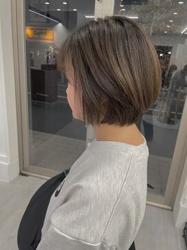 ラ ファブリック 草加(LA FABRIQUE) 丸みショートボブ【新村/LA FABRIQUE/草加】