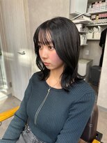 ユニル(unir)&nbsp;【unir】落とせる黒染め×韓国風くびれヘア★