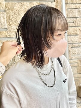 ローリーポーリークラウン(Roly Poly Clown) フェイスフレーミングカラー/レイヤーボブ ＊ 20代30代40代