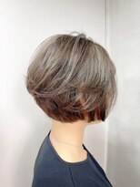 ルーファス メグロ(Ruufus Meguro) 30代/40代/50代・絶壁解消・小顔前下がりショートボブ202402