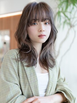 イオ 本厚木(io) くびれレイヤーフルバング似合わせカット小顔イメチェン