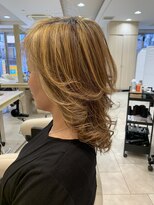 アッシュ 仙川店(Ash)&nbsp;セルフカラーをしてても大丈夫！５０代　レイヤーハイライト