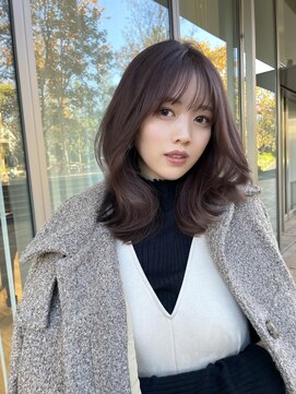 トイ(TOI) フェイスレイヤーミディアム/シースルーバング/ベージュブラウン