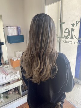 シエル ヘアーメイクアップ(CieL hair make up) ハイトーン×バレイヤージュ