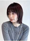 ぷつっとボブ　レイヤーボブ　結べるボブ　切りっぱなしボブ