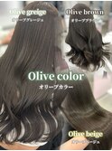 大人気透明感オリーブカラーベージュブラウングレージュ＊RINA