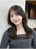 レイヤーカット/韓国ヘア/顔まわりカット/銀座