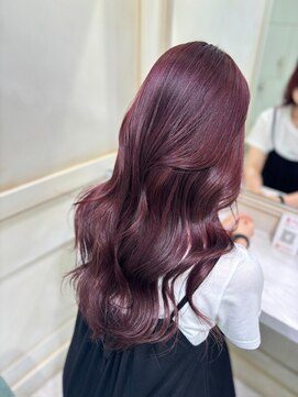 アソビ 表参道(ASOBI) ラベンダーピンク/小顔/ワンレン/髪質改善/前髪