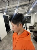 アップバングショート