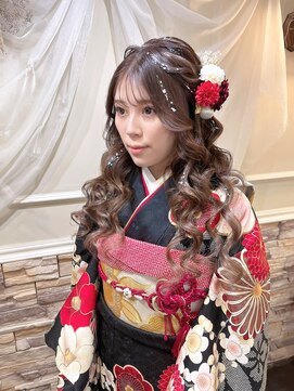 セットサロンエース(Set salon Ace) ハーフアップ☆ロングヘアアレンジ