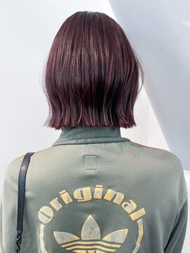 アイティーバイアルバム 八王子店(IT by ALBUM) ミディアムショートくびれヘア顔周りレイヤー_ba540701