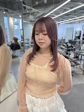 ユーフォリア 渋谷グランデ(Euphoria SHIBUYA GRANDE) ダブルカラー ハイトーンカラー 淡めカラー AKARI