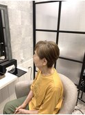 白髪ぼかし/白髪改善カラー/ショート/透明感カラー/脱白髪染め