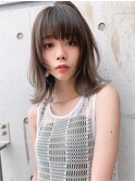 大人おしゃれなウルフミディアムレイヤー