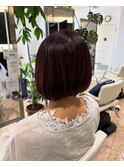 前下がりボブ
