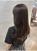 透明感◎ブリーチなしオリーブベージュくすみカラー渋谷mutsuki