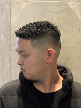 ヒロギンザ 難波店(HIRO GINZA) スキンフェード×濡れパン