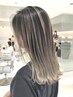 【金本限定】カット+ハイブリーチ外国人風ハイライト・バレイヤージュ