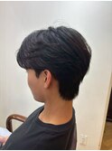 MEN’S HAIR/波巻きツイストスパイラル/リバースセンターパート