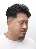 フェード×パーマ｜大人の色気ショート