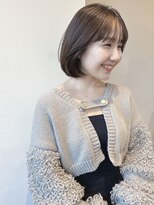 イル(ill) 内巻き ボブ 暗髪 艶髪 髪質改善 サミー