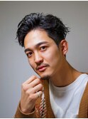 men'shair/波巻きツイストスパイラル/ニュアンスパーマ