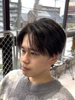 ブラック(BLACK) ナチュラルセンターパート