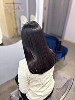 リラクオーレ 三宮 元町(LIRA CUORE)&nbsp;ラベンダーブラウン×髪質改善縮毛矯正