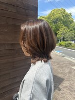 アンツ ヘアーアンドリゾート 辻堂本店(ANT'S Hair and Resort)&nbsp;ミルクティーブロンド/ダークブルー/デジタルパーマ/辻堂