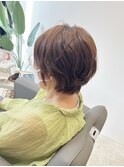 国分寺ショートカットショートボブイルミナカラーヘッドスパ韓国