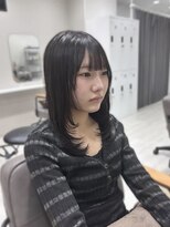 hyon myon/RISEbyREVO 綾瀬店【ヒョンミョン】&nbsp;ハッシュカット/デザインカラー/グレージュ[綾瀬駅/韓国ヘア]