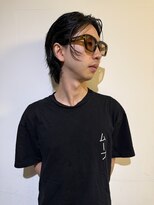パーク(PARK)&nbsp;メンズセンターパートニュアンスパーマ