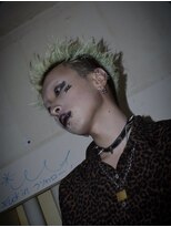 ロックス バイ マグ 松本(rocks BY MAG)&nbsp;個性派ショート×緑カラー×束感デザイン◎