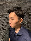 アップショートパーマスタイル
