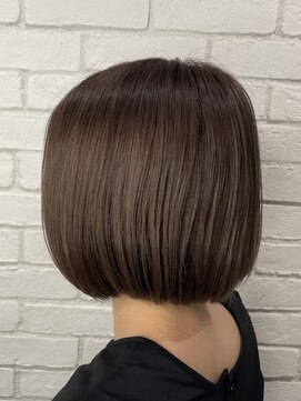 リコ バイ ルート(Lico by Route) シンプルボブショート×フレンチガーリー/30代/40代/50代