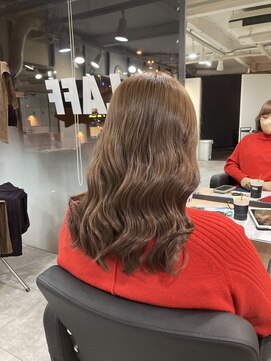 ラフ 難波店(LAFF) #黒髪#ボブルフ#ネビージュ#小顔#ワンレン