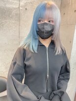 サイ(sai)&nbsp;【sai】ツートーンカラー水色ホワイト