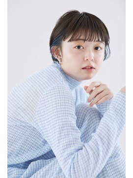 ナック ベース(knack base) ショートボブ×イヤリングカラー◎30代40代50代