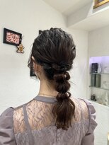 エクリ シセイドウ 麻布十番店(equri×SHISEIDO)&nbsp;【麻布十番】ゆるっと編みおろしヘア