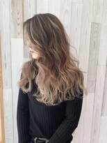 リード バイ ラグーン(LEAD by LAGOON)&nbsp;ハイライトバレイヤージュミルクティーベージュケアブリーチ