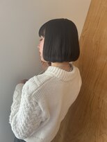 リノア 鵠沼海岸(LINOA)  グレージュカラー/ボブウルフ/黒 髪/ココアベージュ