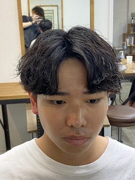 エルオム(EL.HOMME) 【RYUYA】韓国風束感マッシュセンターパート×カルマパーマ
