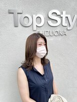 トップスタイル シズオカ(TopStyle SHIZUOKA)&nbsp;ミディアム×ベージュ×美髪