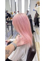 アフューズバイストゥー(Vfuse by StueW)&nbsp;フェミニスト×ピンク[倉敷][岡山][ハイライト][バレイヤージュ]