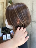 トト 船橋店(toto.)&nbsp;黒髪/グレーベージュ/レイヤーロング/前髪パーマ[西船橋/津田沼]